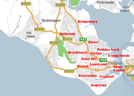 Gosport map